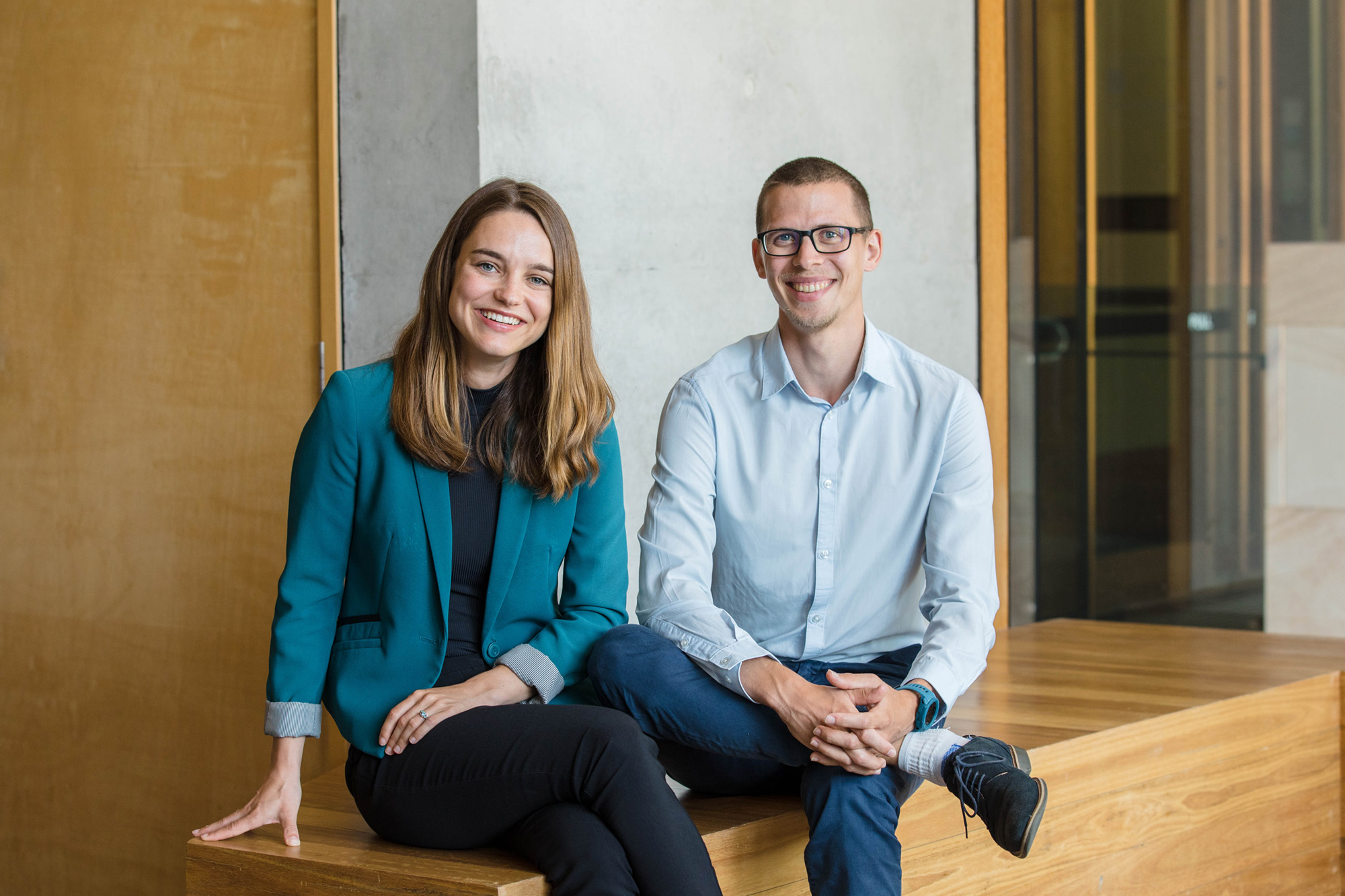 Bloom Impact Investing co-founders Camille Socquet-Clerc and Bertrand Caron