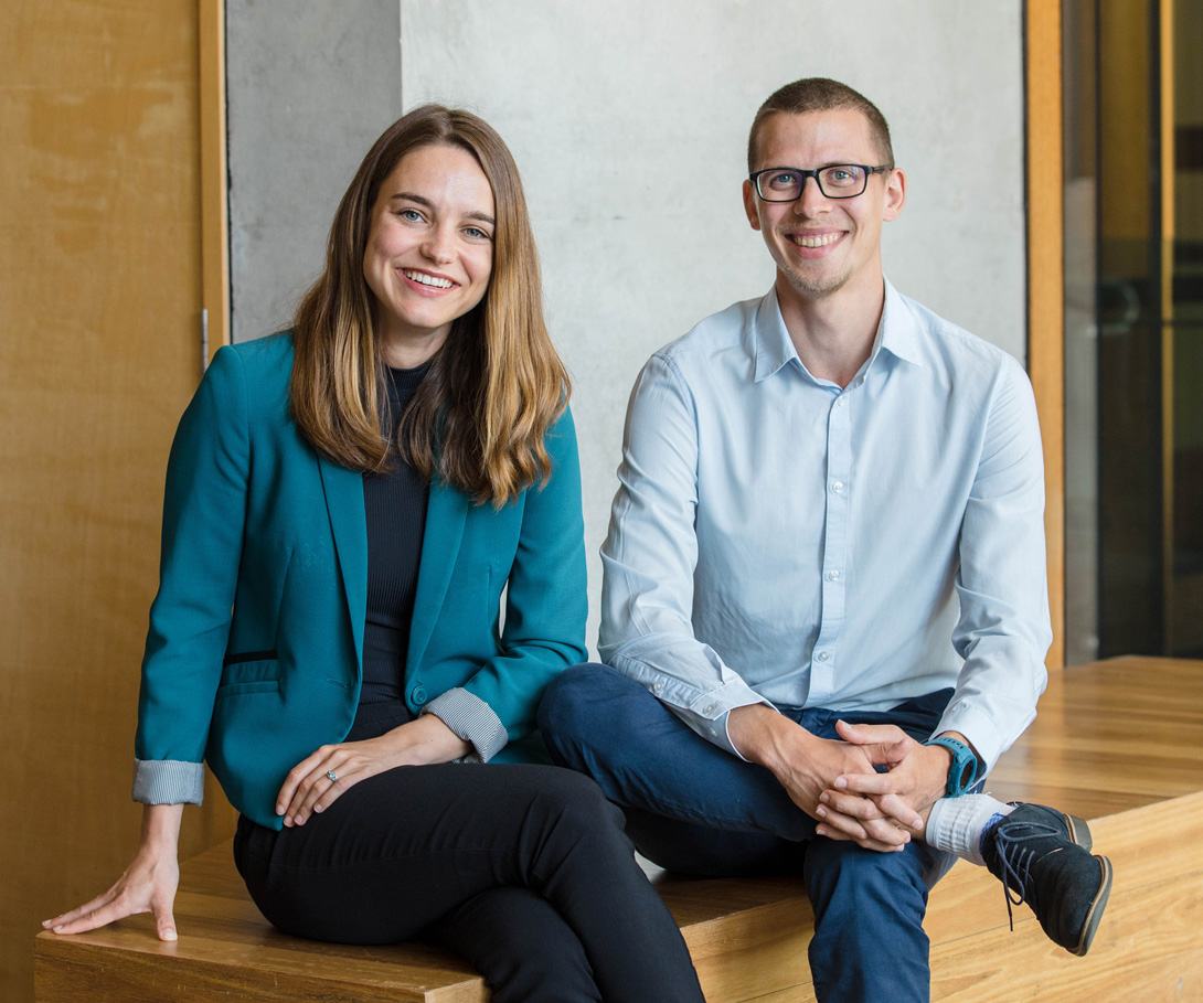 Bloom Impact Investing co-founders Camille Socquet-Clerc and Bertrand Caron