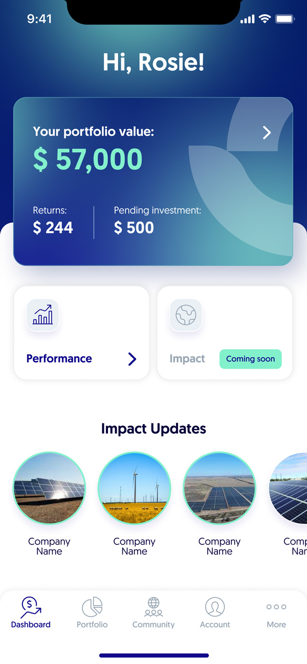 bloom impact dashboard view