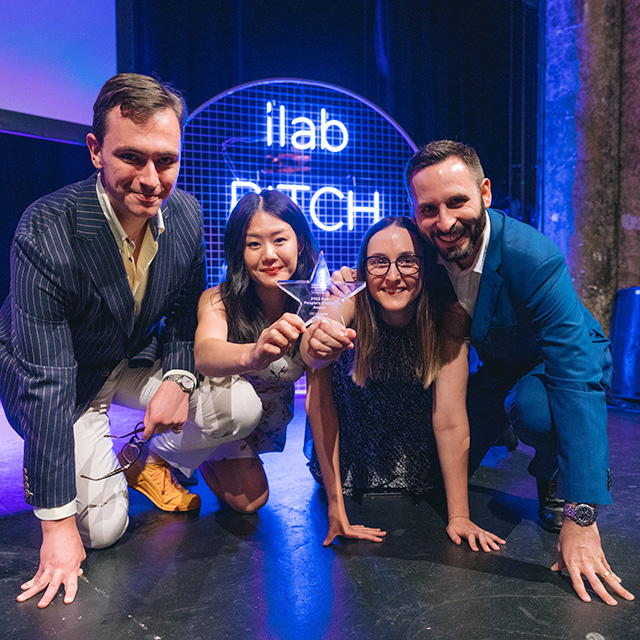 Network Loop founders (L-R) Alex Beard, Rachel Huang, Amelia St Baker, Andy St Baker-Radice