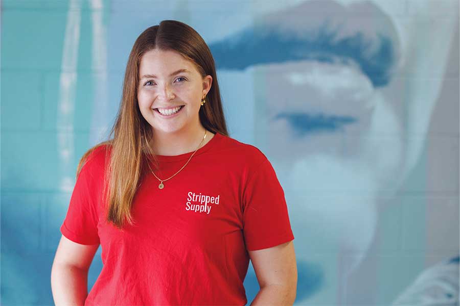 Stripped Supply founder and UQ alum Ashley Hanger