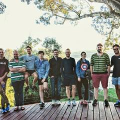 Group photo of startup founders 