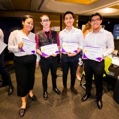 Aimi Gordon, Richard Roth, Mitree Vongphakdi and Alwyn Wan