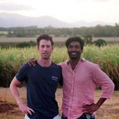 Tirtyl co-founders in front of scenic mountains