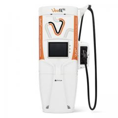Tritium estation - charging station - white with orange stripes on the side