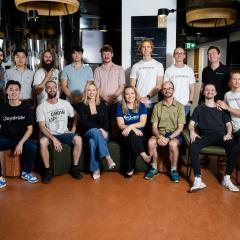 ilab cohort sitting and standing for a group photo