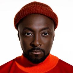 will.i.iam in red beanie 